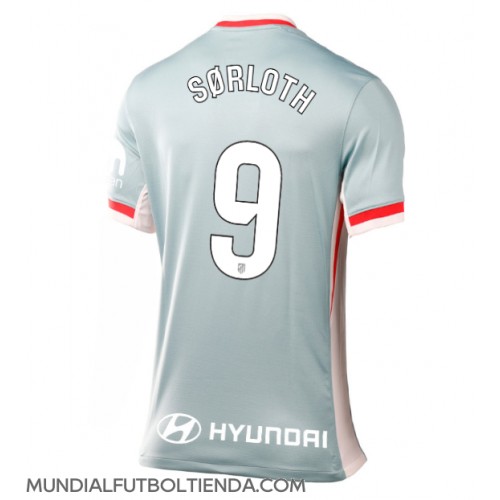 Camiseta Atletico Madrid Alexander Sorloth #9 Segunda Equipación Replica 2024-25 para mujer mangas cortas